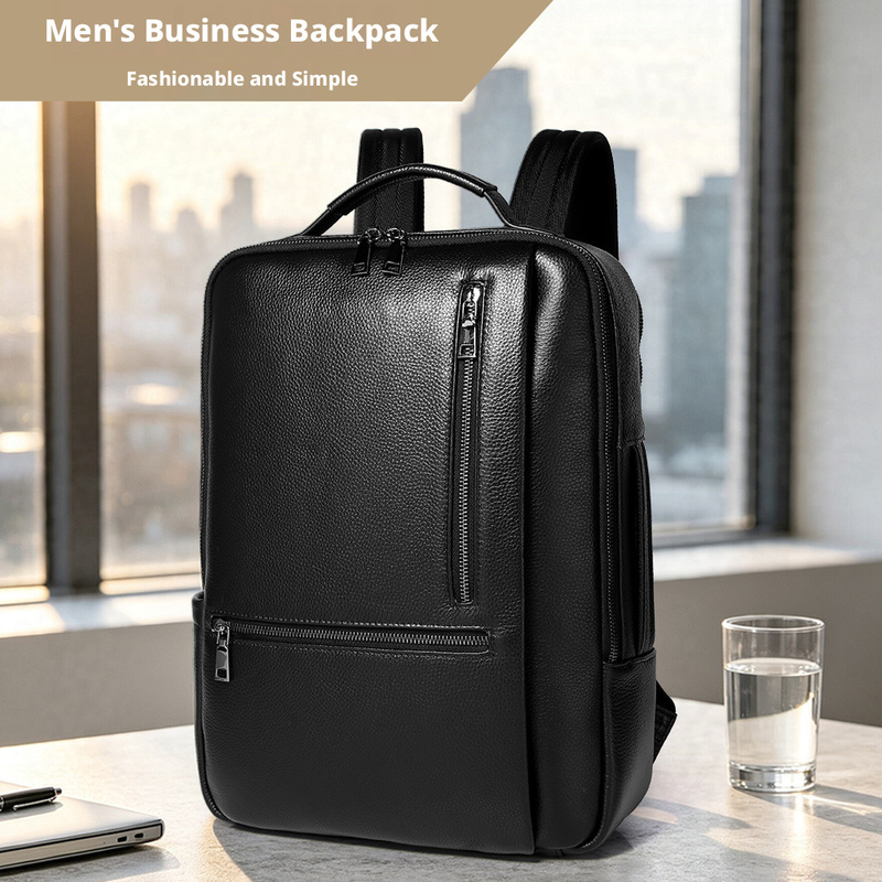 Leather Work Rucksack Mens - Sac à dos pour ordinateur portable