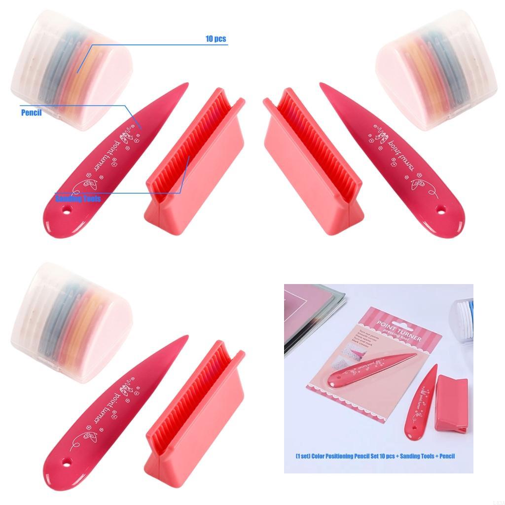 Bone Folder Tool - Ensemble craies tailleur colorées L43A, 10
