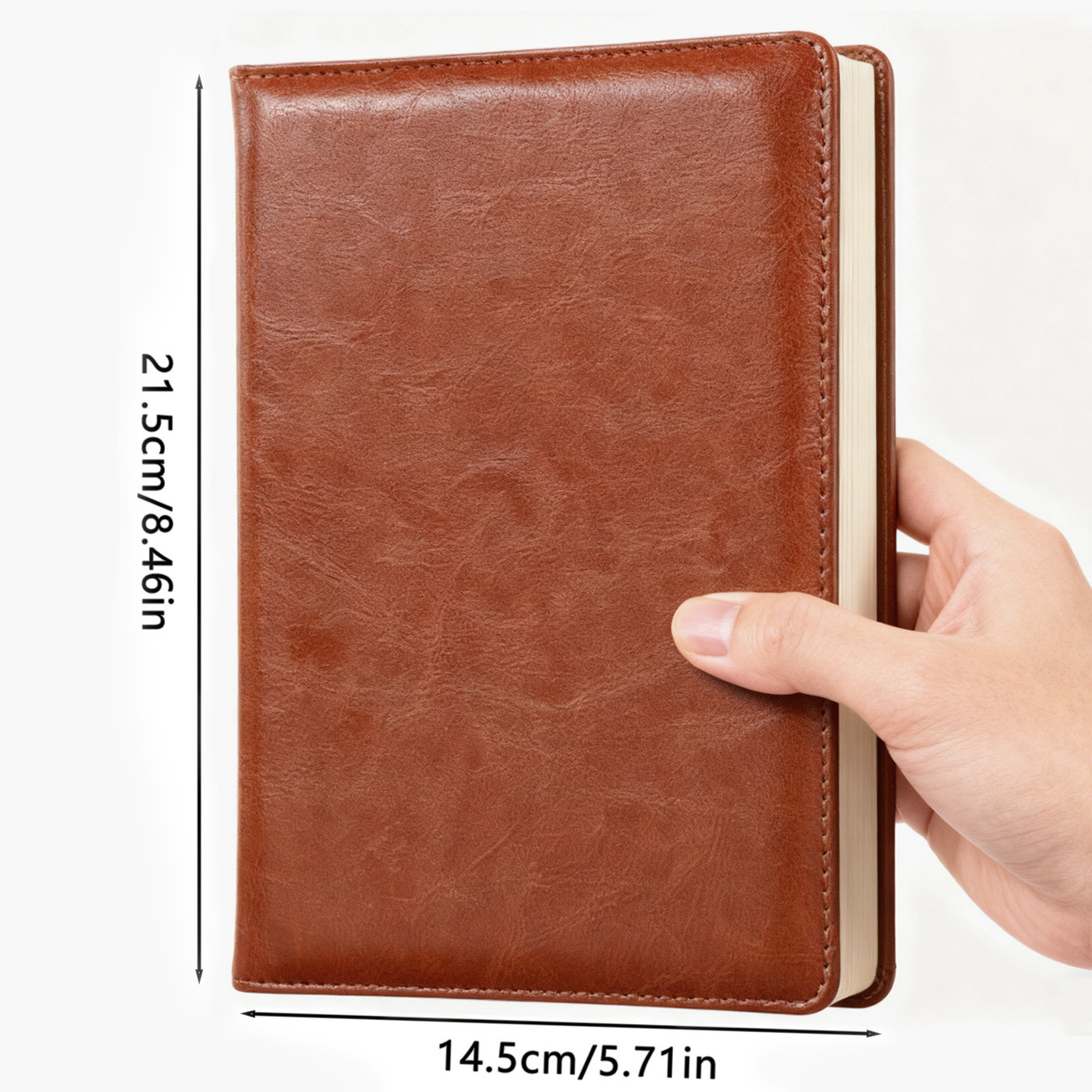 Carnet en cuir PU coloré motif - Leather Work Diary Covers avis et prix